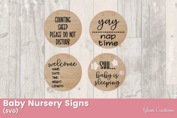 Baby Nursery Signs: Graphics for Crafts & Content