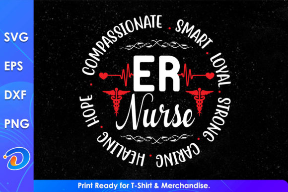 ER Nurse Circle Compassionate Smart Loya