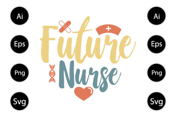 Future Nurse, Typography Nurse Design