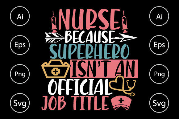 Nurse Gift, Official Nurse Design Ideas: A Practical Graphic Design Asset for Crafts and Merchandise