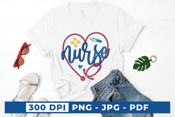 Nurse Sublimation Design PNG: A Versatile Graphic for Crafts and Branding