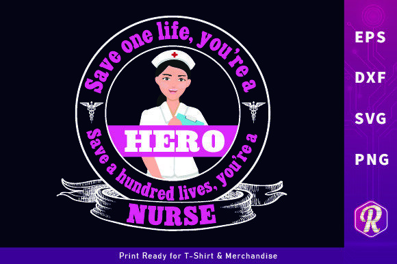 Save One Life You're a Hero - Graphics & Crafts
