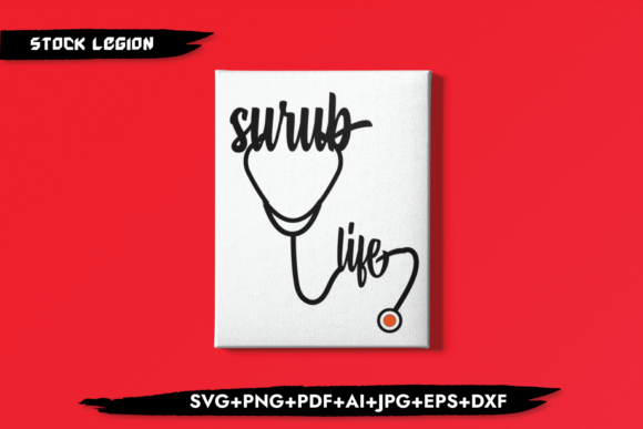 Scrub Life: Graphics for Crafts and Content